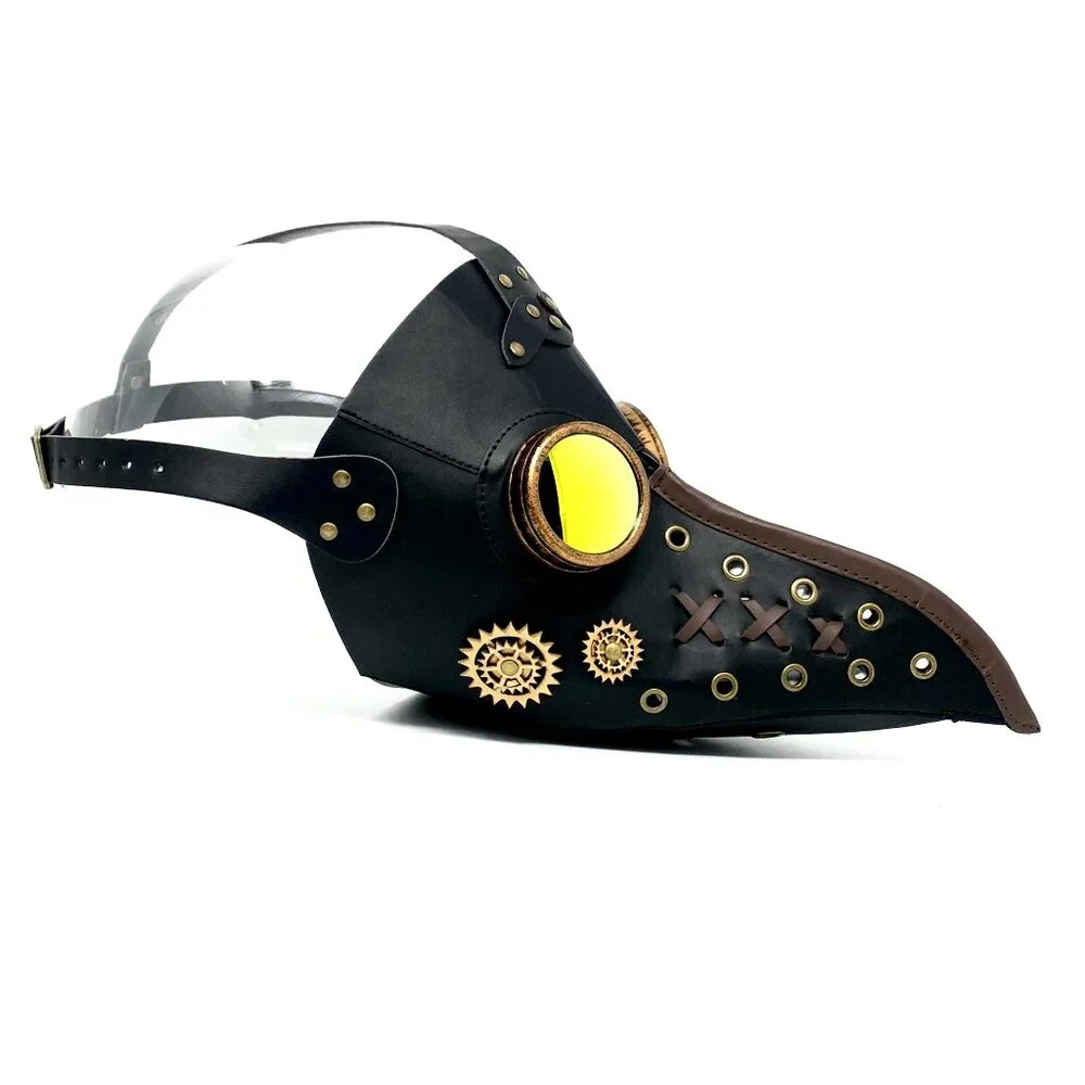 Steampunk Plague Doctor Mask, Long Nose Halloween Masquerade Party Masks